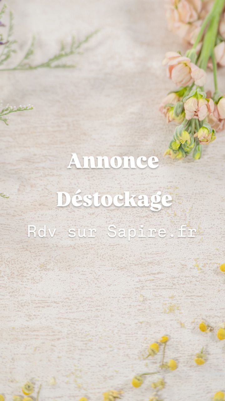 Destockage fini !✨ J'espère que vous en avez bien profité !😏

J'ai peut-être un peu pleuré en montant le reel lorsque j'ai juxtaposé vos audios 🙈

D'ailleurs, s'il y a bien une publication où je compte sur chacun d'entre vous côté interaction, c'est celle-ci ! Afin qu'elle soit partagée au plus grand nombre ❤️
N'hésitez pas à témoigner vous aussi en commentaire 🥰

Le destockage Sapire a commencé ! Je ne sais pas encore quand je le stopperai, alors ne trainez pas 😌

Merci à celles et ceux qui ont prêté leur voix et leur image, et à vous tous pour votre soutien ✨ 

#upcycling #destockage #annonce #artisan #artisanatlocal #smallbusiness