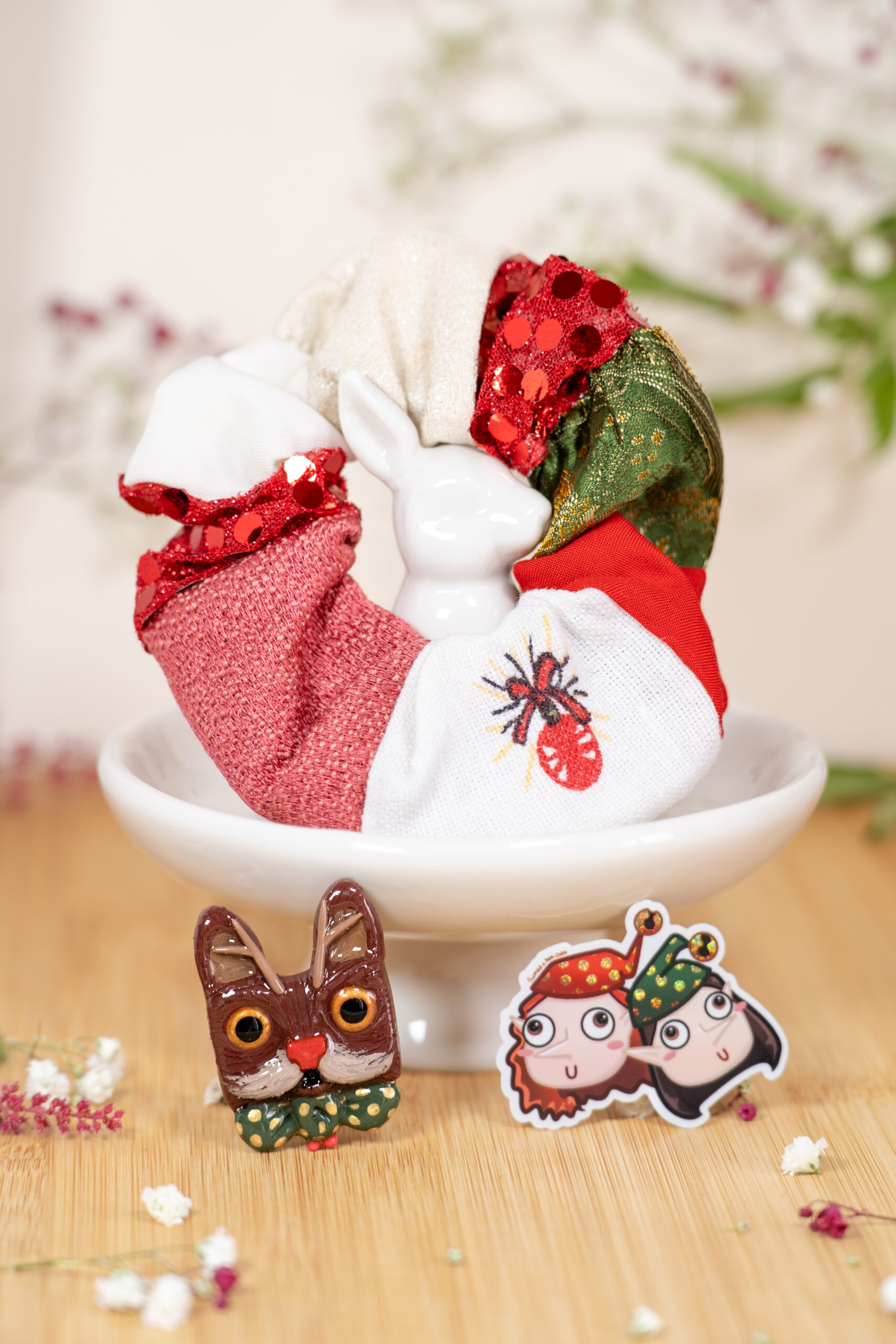 Coffret Evelyne + Pins Chat Renne – Image 6