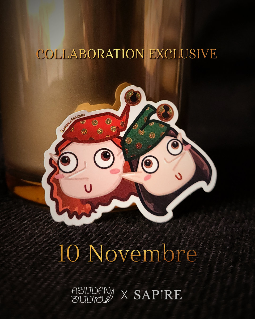 Sticker Collab Sapire x Asilidan Studio