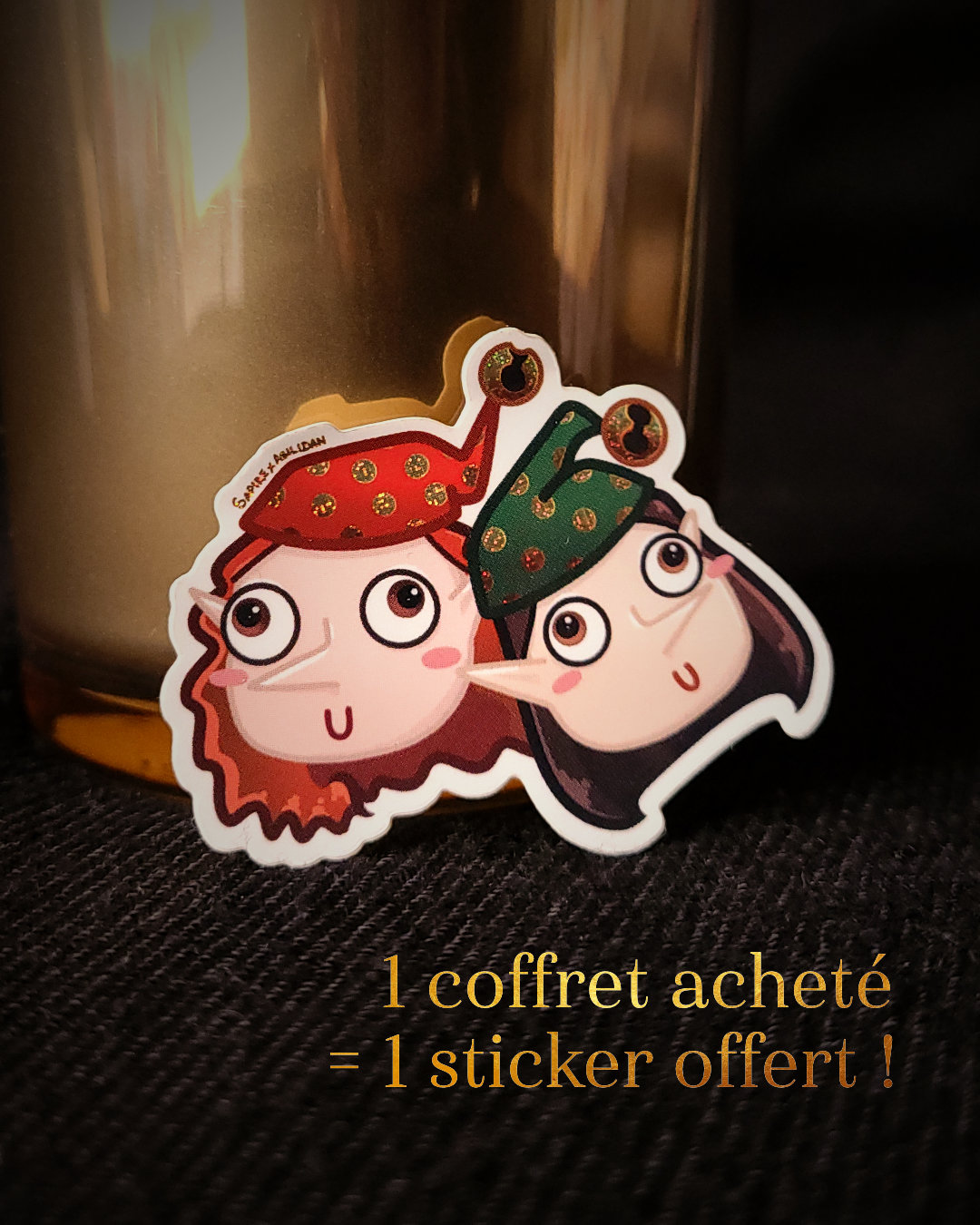 Coffret Evelyne + Pins Chat Renne – Image 4