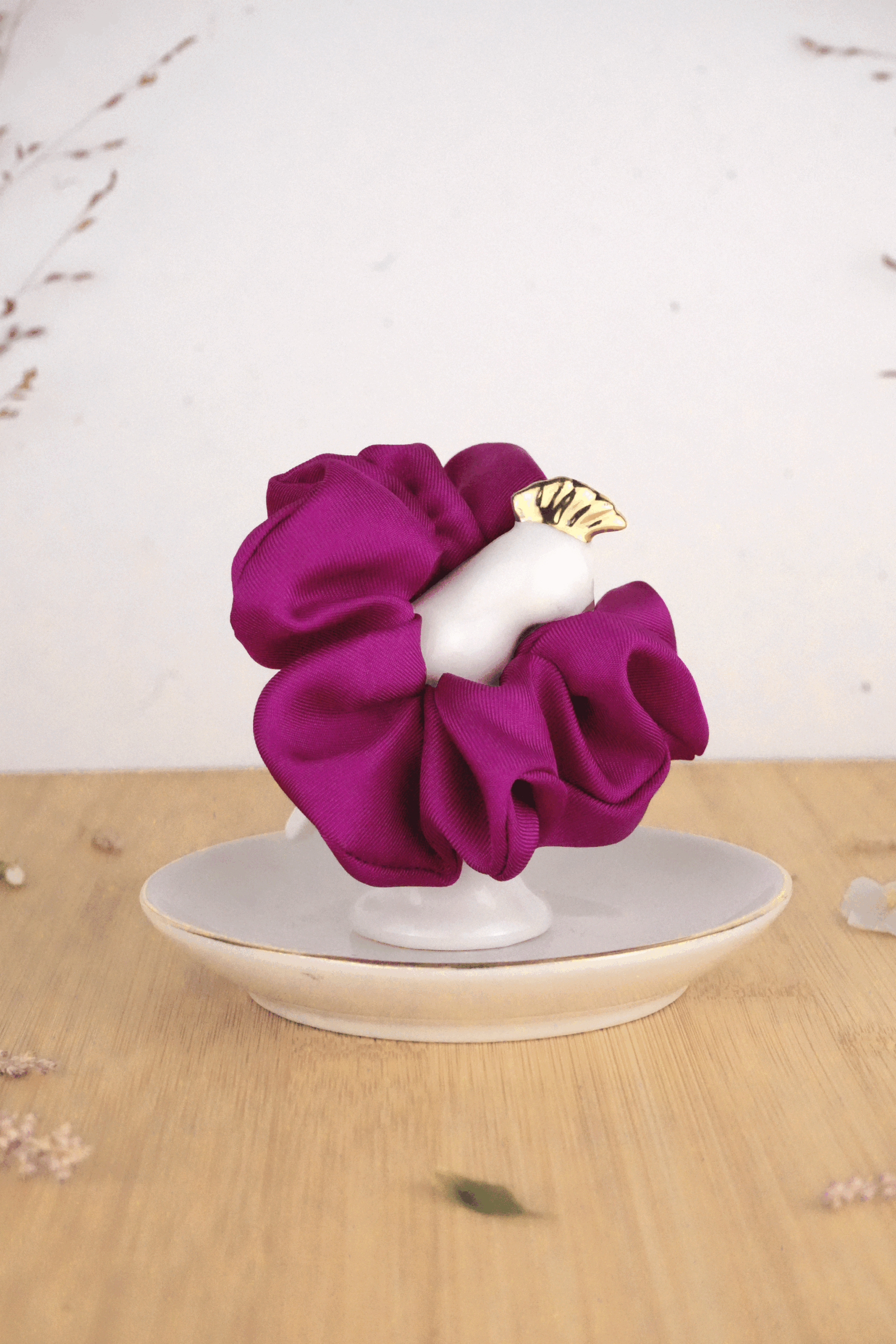 Chouchou Fuchsia Pure Soie HQ – Gamme Petite